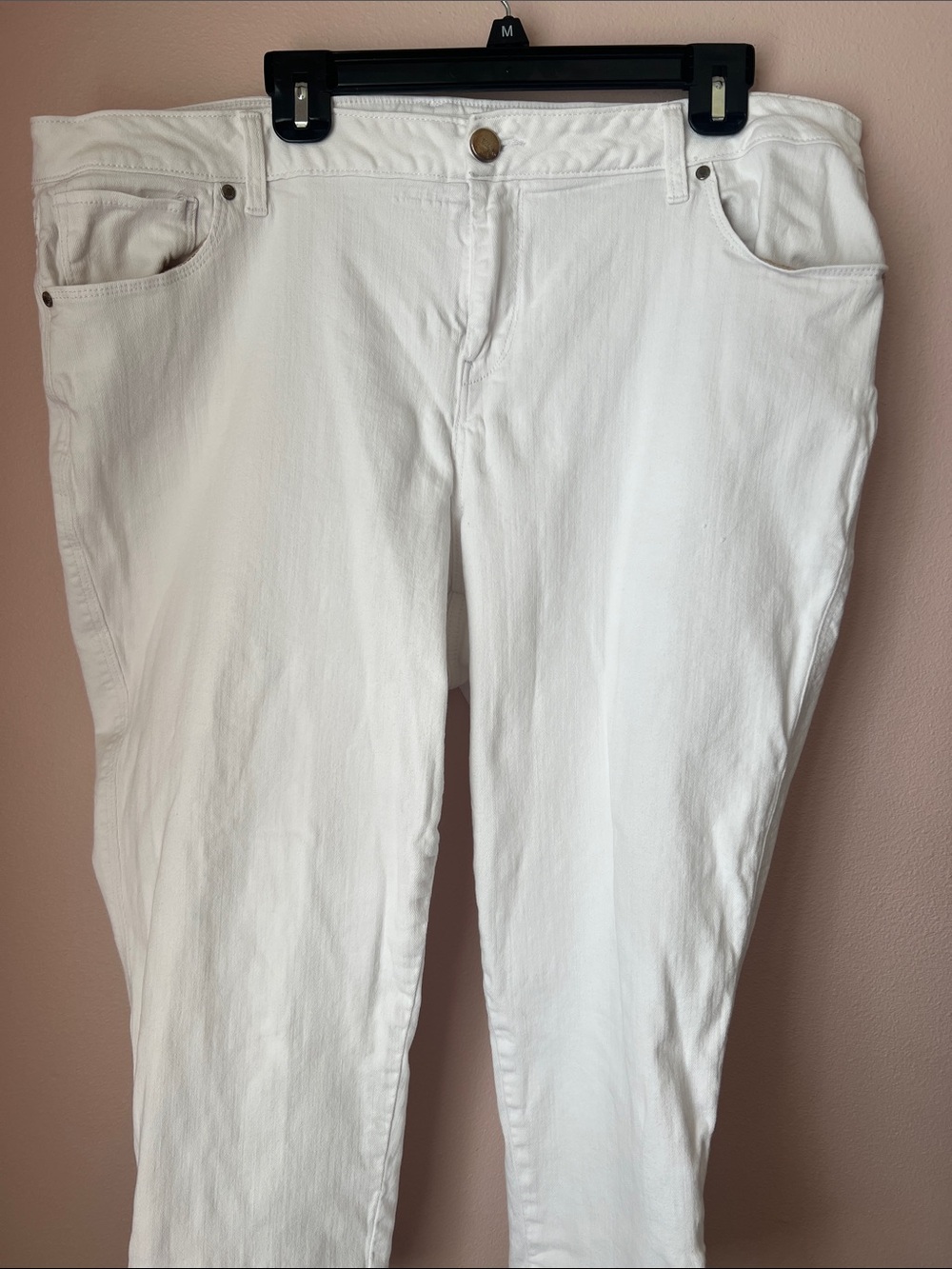 1822 Denim Women's White Skinny Jeans
